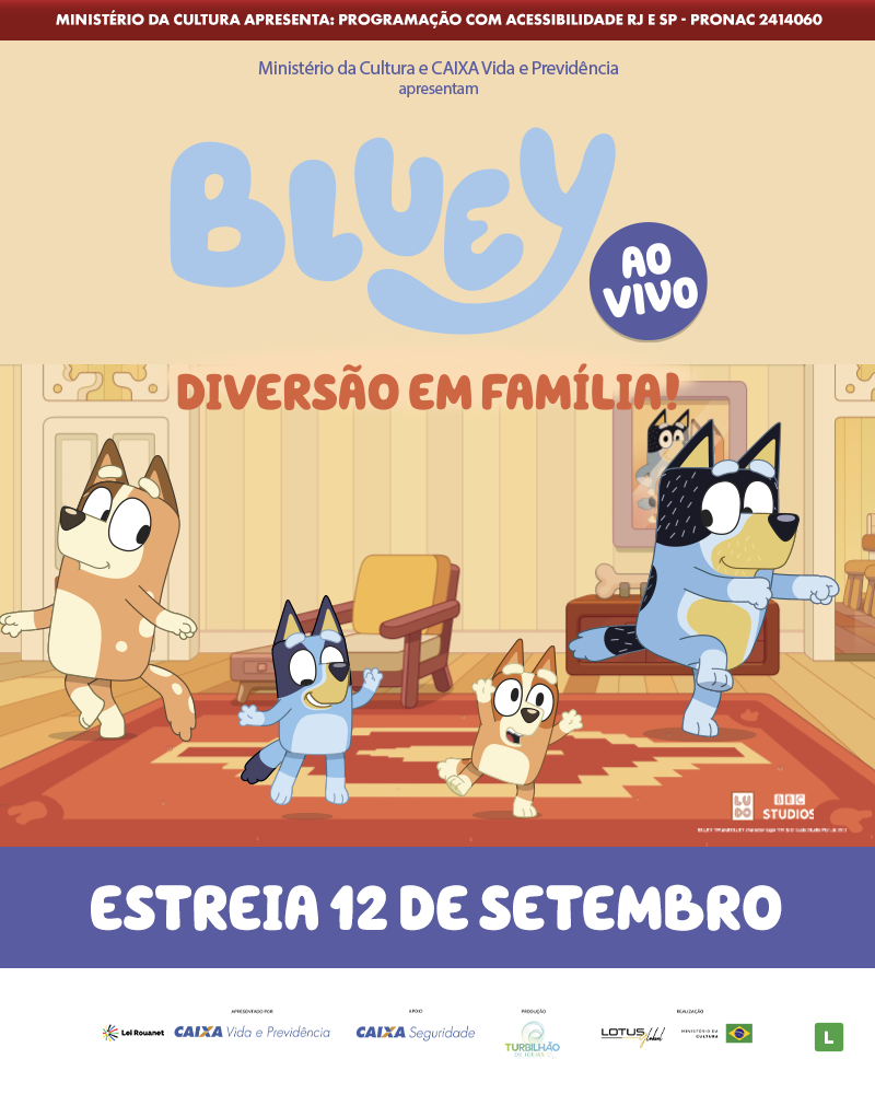 Bluey Ao Vivo